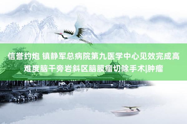 信誉约炮 镇静军总病院第九医学中心见效完成高难度脑干旁岩斜区脑膜瘤切除手术|肿瘤